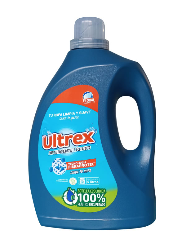 KipClin SAS - Detergente Líquido Ultrex Floral 4 L