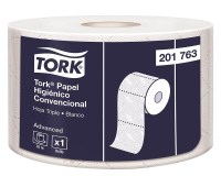 Papel Higiénico Convencional Tork hoja triple 35 m