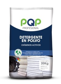 Detergente en Polvo PQP Profesional con Oxígenos Activos 20 Kg