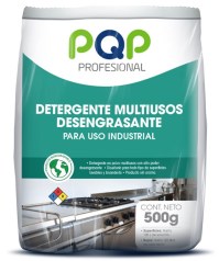 Detergente en Polvo PQP Profesional Desengrasante Sin Aroma 500 Gr