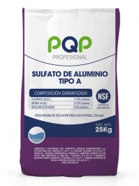 Sulfato de Aluminio Tipo A PQP Profesional 25 Kg