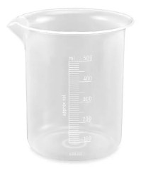 Beaker Plástico de Laboratorio 500 ml